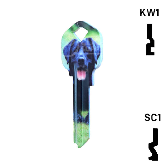 Happy Keys- Labrador Retriever Key (Choose Keyway) Residential-Commercial Key Howard Keys