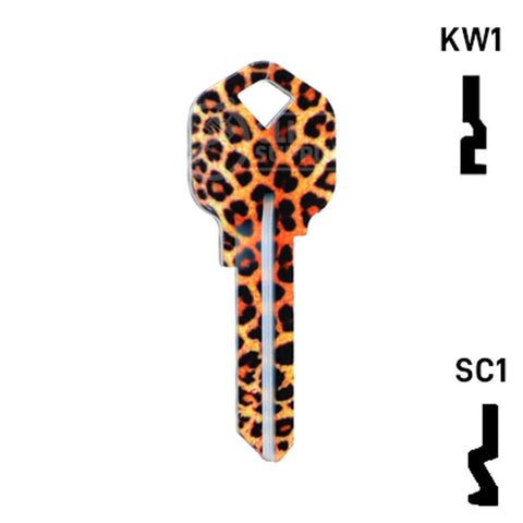 Happy Keys- Leopard Key (Choose Keyway)