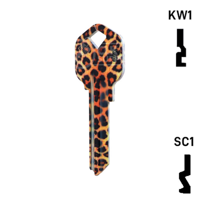 Leopard head men's leather key chain keychain upscale car key ring texture Leopard head men's leather key chain keychain upscale car key ring texture