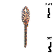 Happy Keys- Leopard Key (Choose Keyway) Residential-Commercial Key Howard Keys