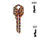 Happy Keys- Leopard Key (Choose Keyway) Residential-Commercial Key Howard Keys