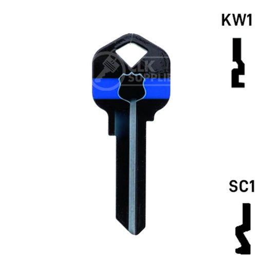 Happy Keys- Police Key (Choose Keyway) Residential-Commercial Key Howard Keys