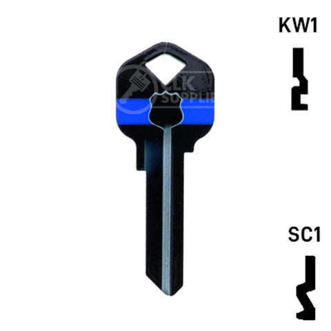 Happy Keys- Police Key (Choose Keyway)