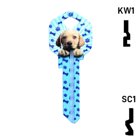 Happy Keys- Puppy Key (Choose Keyway)