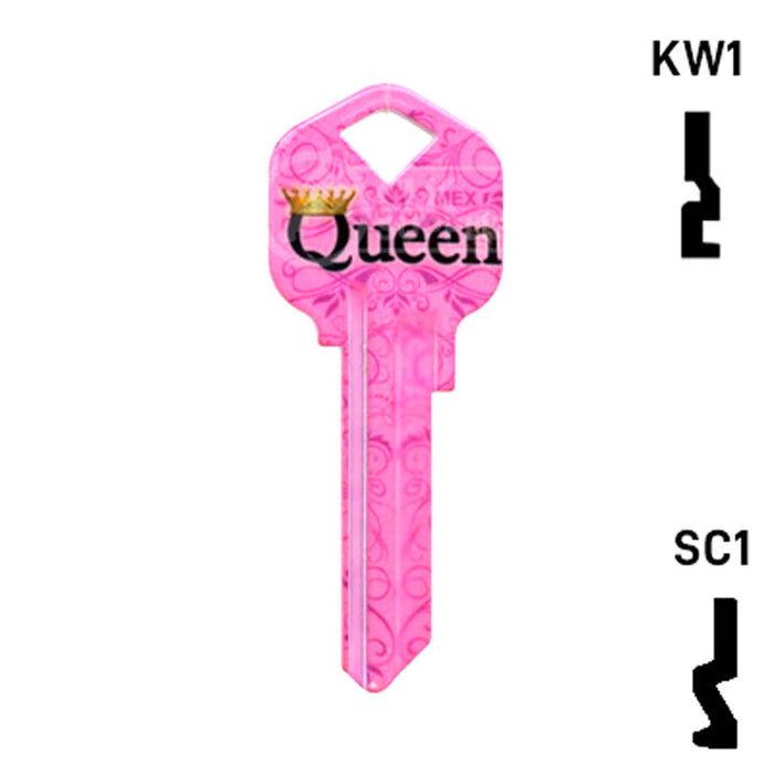 Happy Keys- Queen Key (Choose Keyway) Residential-Commercial Key Howard Keys