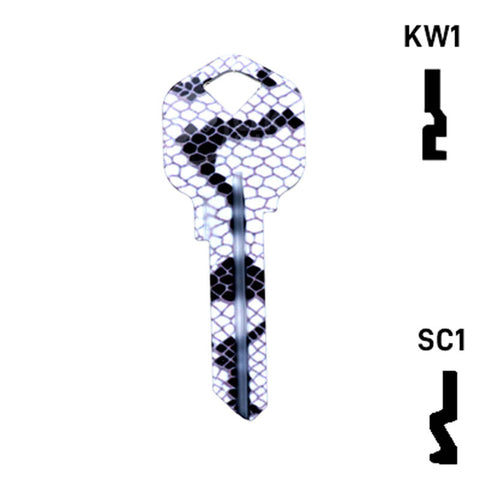 Happy Keys- Snakeskin Key (Choose Keyway)