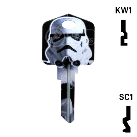 Happy Keys- Stormtroopers Key (Choose Keyway)