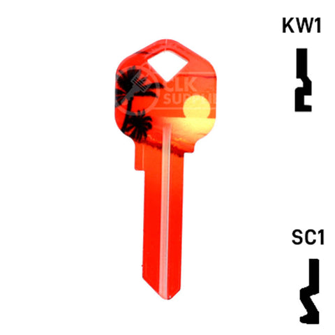Happy Keys- Sunset Key (Choose Keyway)
