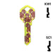Happy Keys- Teddy Bear Key (Choose Keyway) Residential-Commercial Key Howard Keys