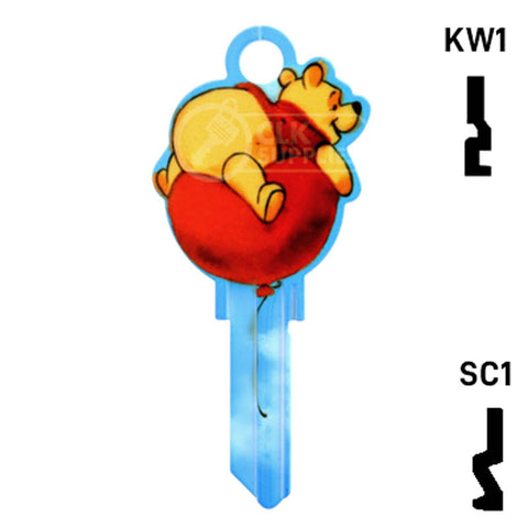 Happy Keys- Winnie the Pooh (Choose Keyway)