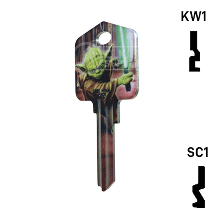 Happy Keys- Yoda Key (Choose Keyway) Residential-Commercial Key Howard Keys
