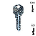 Happy Keys- Zebra Key (Choose Keyway) Residential-Commercial Key Howard Keys