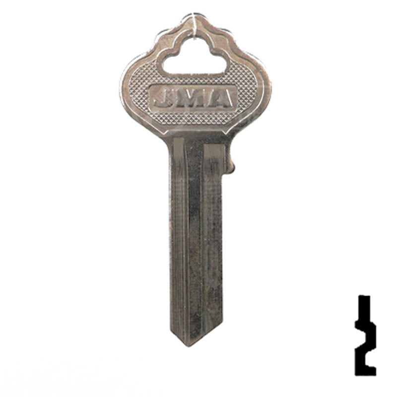 Uncut Key Blank | Independent | IN28, 1054FN — CLK Supplies