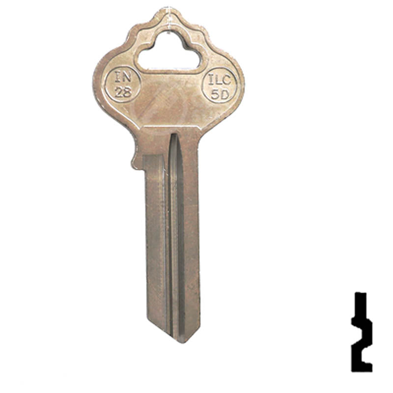 Uncut Key Blank | Independent | IN28, 1054FN — CLK Supplies