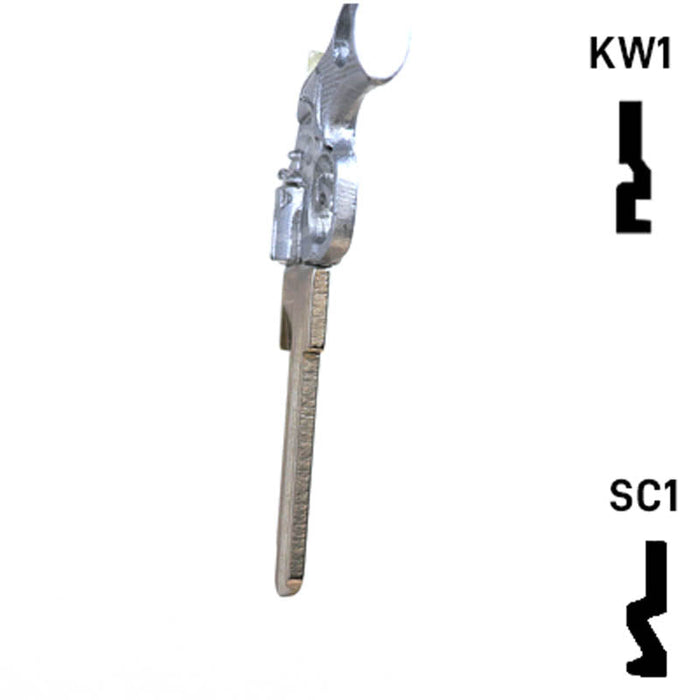 Key Art Gun Key - Choose Keyway SC1 or KW1/KW10 Residential-Commercial Key Gun Keys