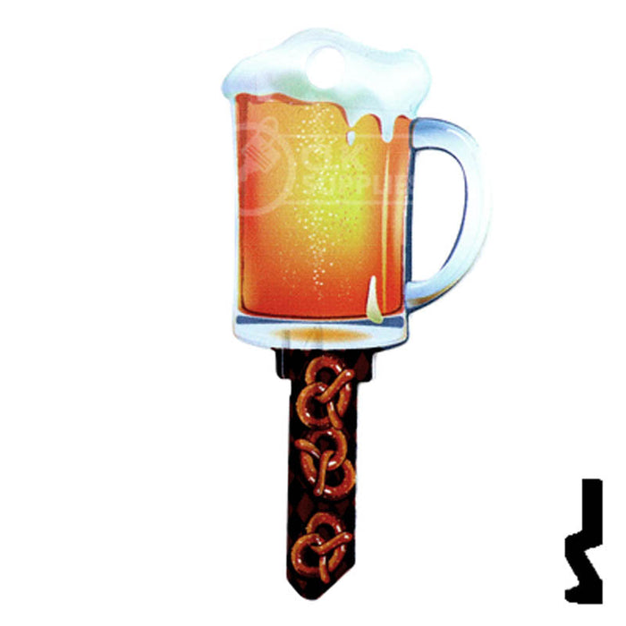 Key Shapes -BEER MUG- Schlage SC1 Key Residential-Commercial Key Lucky Line