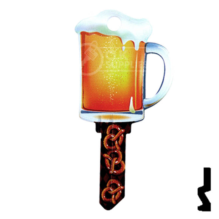 Key Shapes -BEER MUG- Schlage SC1 Key Residential-Commercial Key Lucky Line