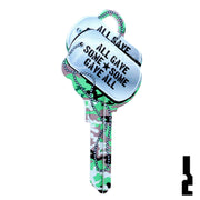 Key Shapes -DOG TAGS- Kwikset Key Residential-Commercial Key Lucky Line