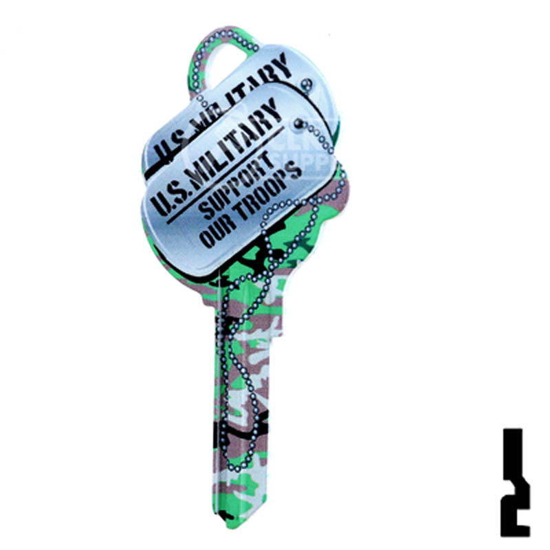 Key Shapes -DOG TAGS- Kwikset Key Residential-Commercial Key Lucky Line