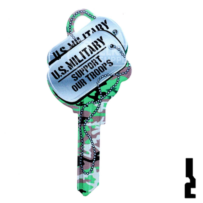 Key Shapes -DOG TAGS- Kwikset Key Residential-Commercial Key Lucky Line