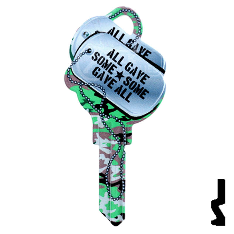 Key Shapes -DOG TAGS- Schlage SC1 Key Residential-Commercial Key Lucky Line