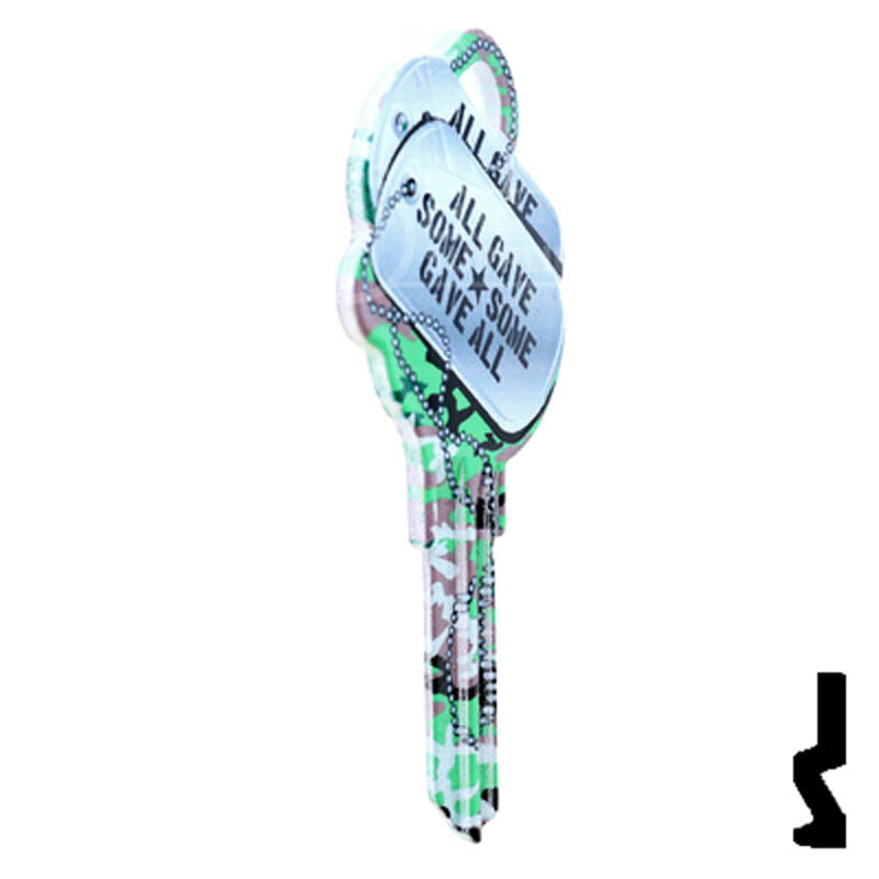 Key Shapes -DOG TAGS- Schlage SC1 Key Residential-Commercial Key Lucky Line