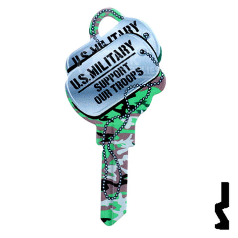 Key Shapes -DOG TAGS- Schlage SC1 Key Residential-Commercial Key Lucky Line