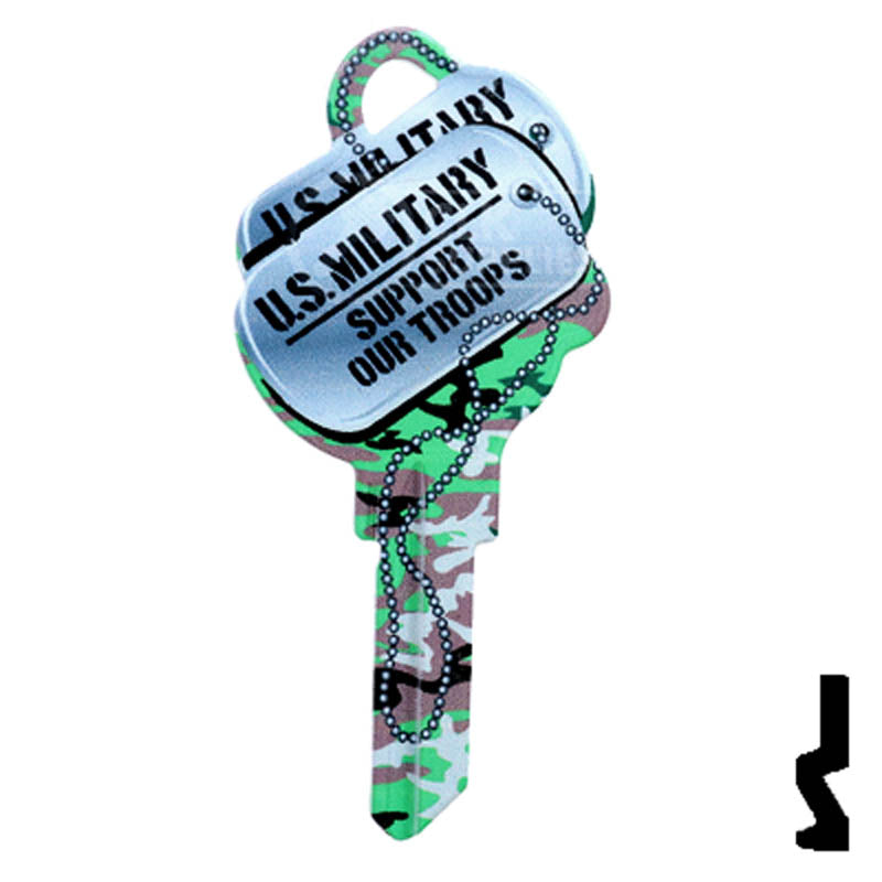 Key Shapes -DOG TAGS- Schlage SC1 Key Residential-Commercial Key Lucky Line