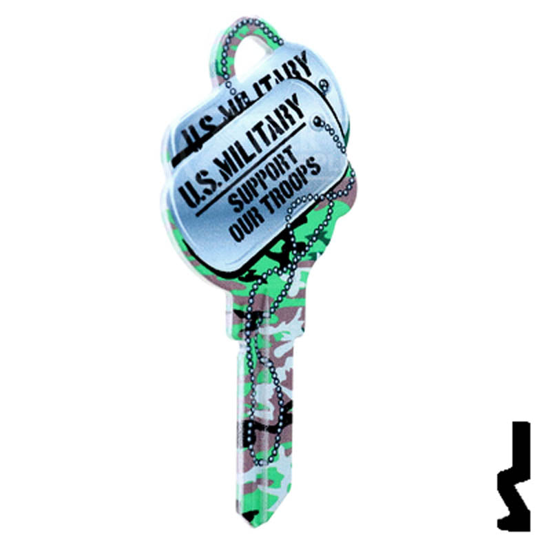 Key Shapes -DOG TAGS- Schlage SC1 Key Residential-Commercial Key Lucky Line