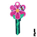 Key Shapes -FLOWER- Kwikset Key Residential-Commercial Key Lucky Line