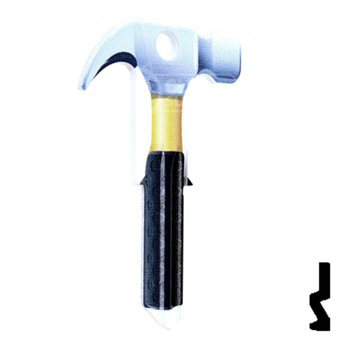 Key Shapes -HAMMER- Schlage SC1 Key Residential-Commercial Key Lucky Line