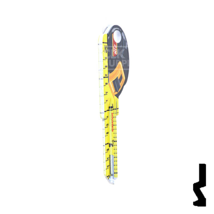 Key Shapes -TAPE MEASURE- Schlage SC1 Key Residential-Commercial Key Lucky Line