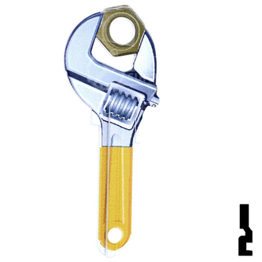 Key Shapes -WRENCH- Kwikset Key Residential-Commercial Key Lucky Line