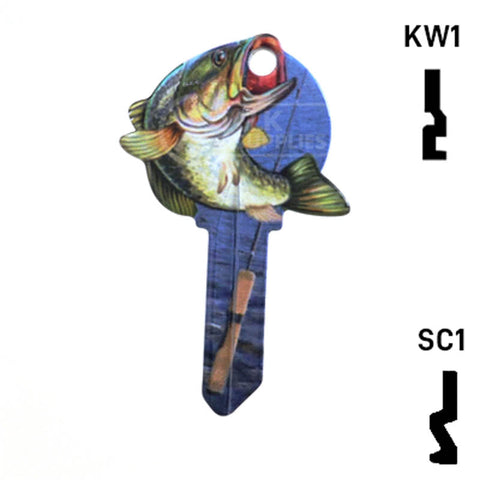 Krafty Keys: Fishing - Choose Keyway (SC1,KW1,10,WR5)