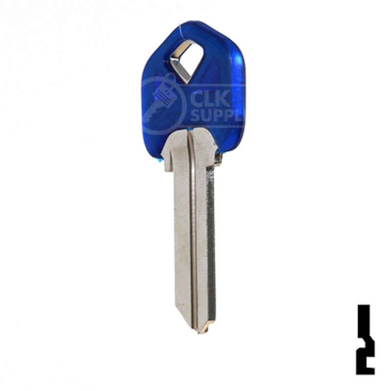 KW1 Kwikset Transparent Color Head Assortment 5Pcs Residential-Commercial Key Ilco