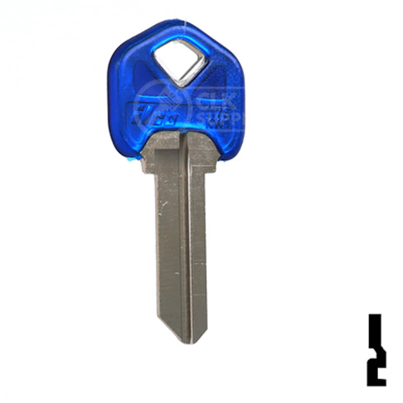 KW1 Kwikset Transparent Color Head Assortment 5Pcs Residential-Commercial Key Ilco