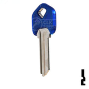 KW1 Kwikset Transparent Color Head Assortment 5Pcs Residential-Commercial Key Ilco