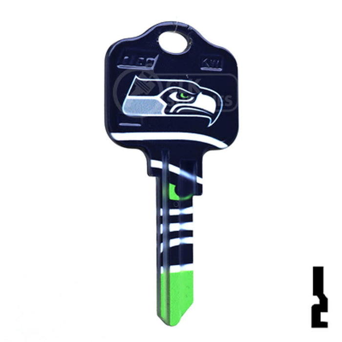NFL Seahawks Key Blank ( KW1 ) Residential-Commercial Key Ilco