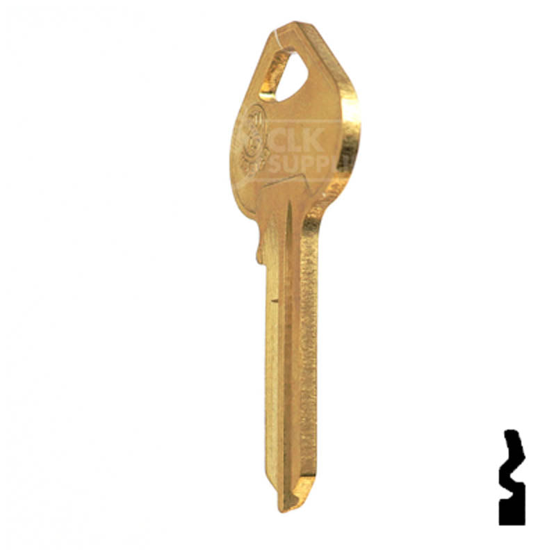 Uncut Key Blank | Corbin Russwin | RU45, 1011D1 — CLK Supplies
