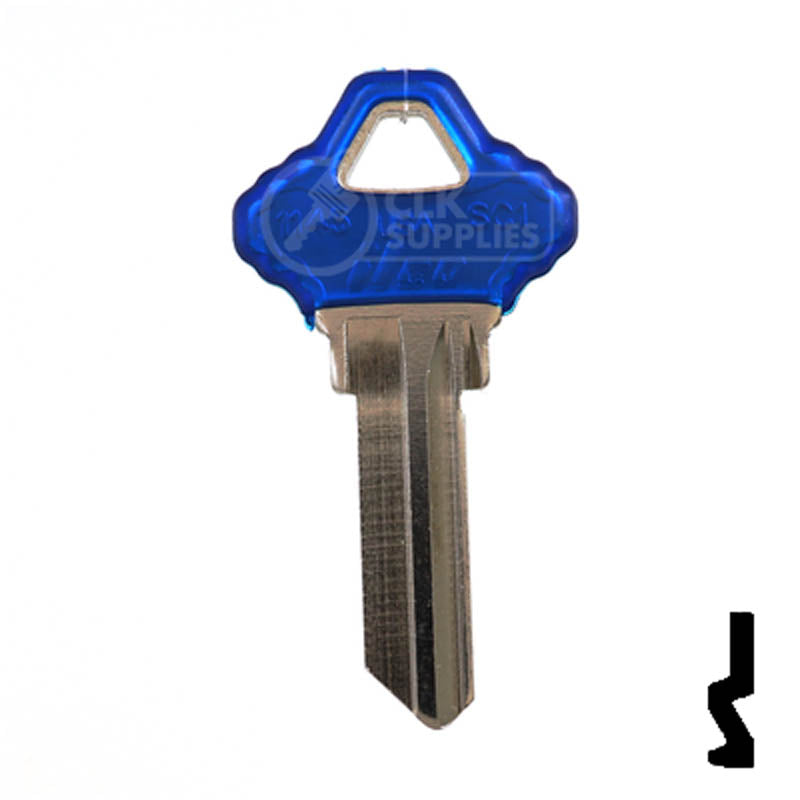 SC1 Schlage Transparent Color Head Assortment 5Pcs Residential-Commercial Key Ilco