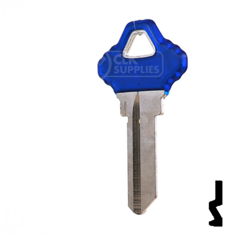 SC1 Schlage Transparent Color Head Assortment 5Pcs Residential-Commercial Key Ilco