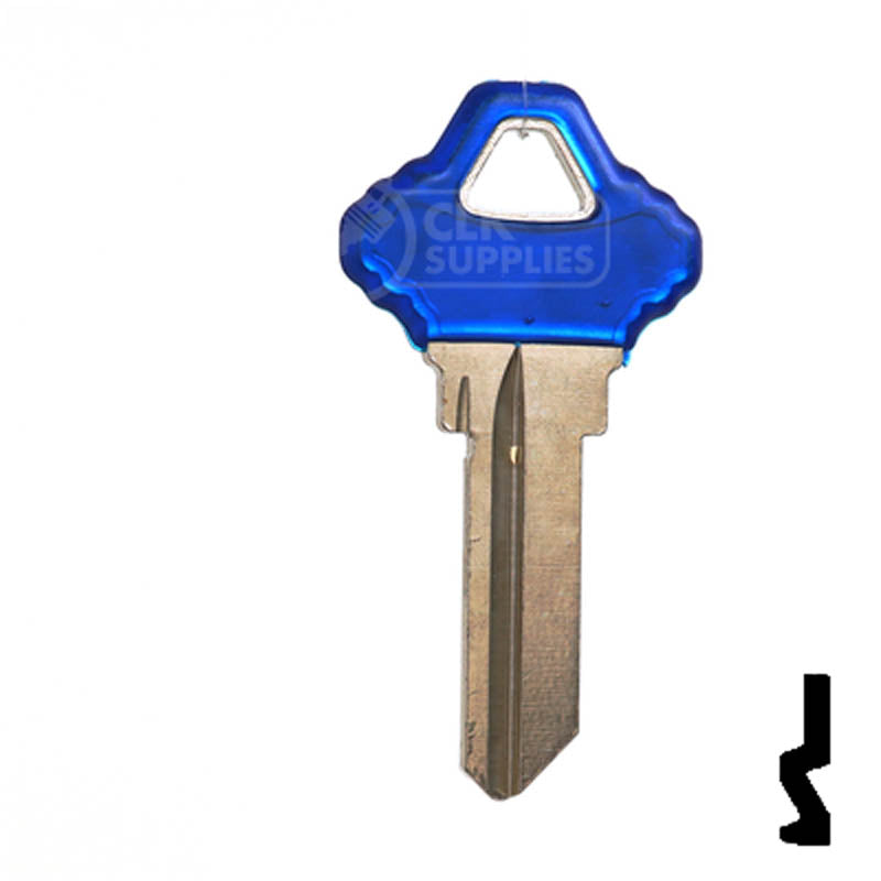 SC1 Schlage Transparent Color Head Assortment 5Pcs Residential-Commercial Key Ilco