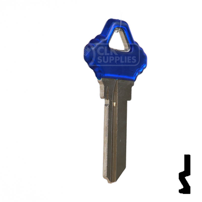 SC1 Schlage Transparent Color Head Assortment 5Pcs Residential-Commercial Key Ilco
