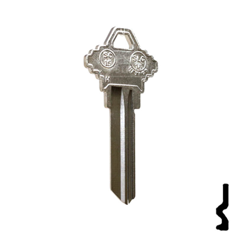 Uncut Key Blank | Schlage | SC15, A1145H — CLK Supplies