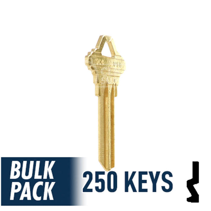 SC4 Schlage Key Bulk Pack -250 by Ilco Residential-Commercial Key Ilco