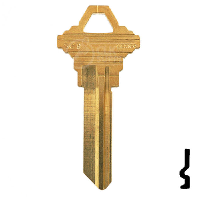 SC9, A1145E Schlage Key Residential-Commercial Key JMA USA
