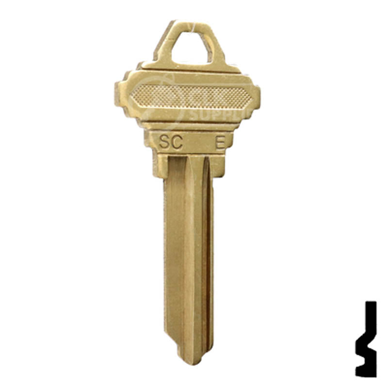 Clif Key Schlage LFIC Control Key E Keyway — CLK Supplies