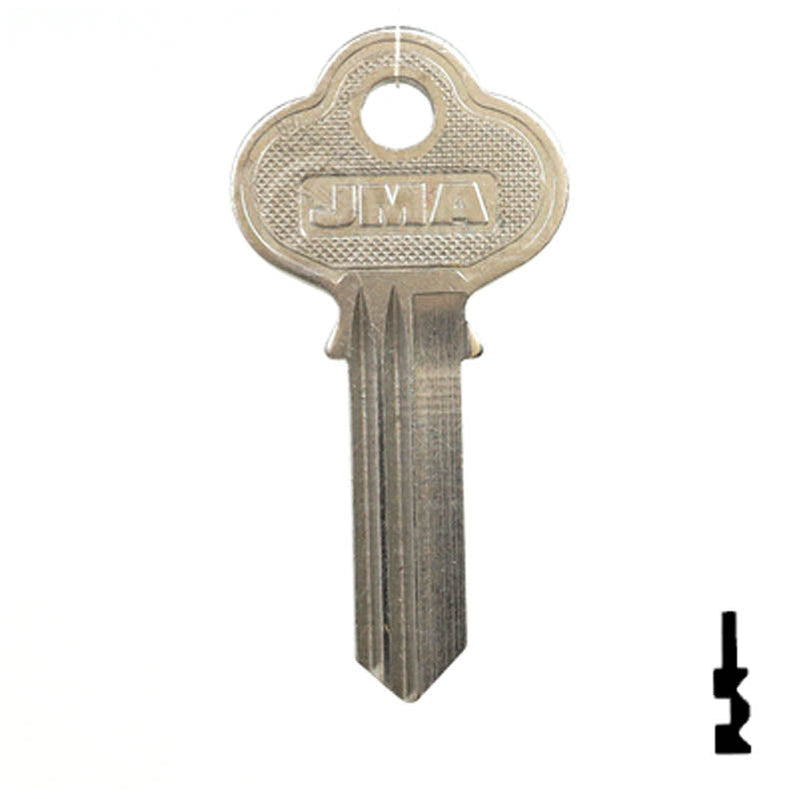 Clé Vierge Corbin Russwin Commerciale - Sectionnelle 6 Coupes, Modèle A1001DH, Référence CO95 COR57