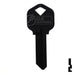 Uncut Aluminum Key Blank | Kwikset KW1 | Black Residential-Commercial Key JMA USA
