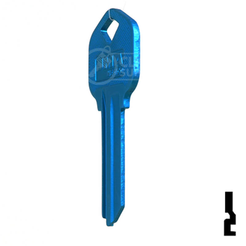 【keykey 様】専用・青12g × 30個【リクエスト特割特価】 Uncut Aluminum Key Blank | Kwikset KW1 | Blue — CLK Supplies